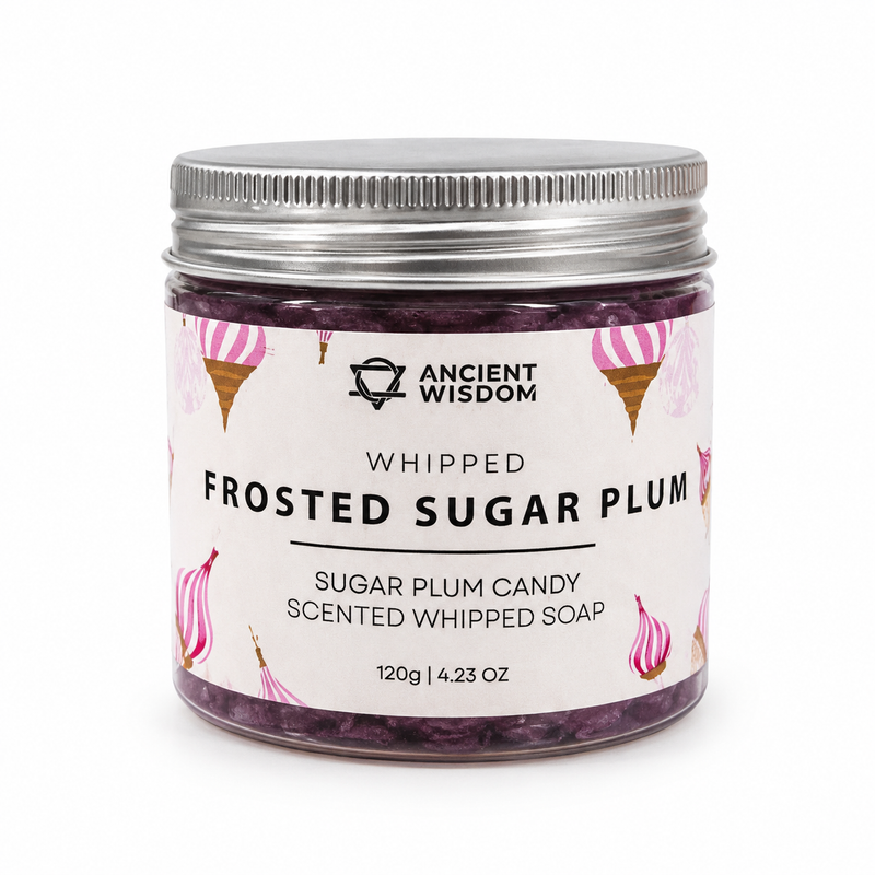Frosted Sugar Plum Whipped Cream Soap 120g