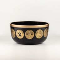 Black Zodiak Bowls - Set of 3 - 15cm 19cm 20cm