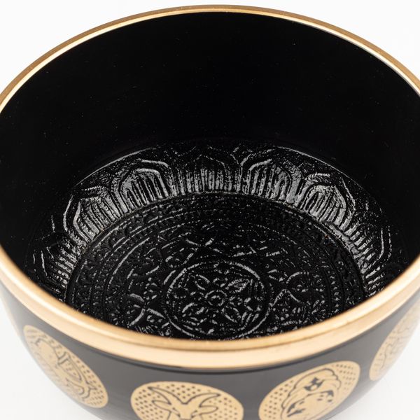 Black Zodiac Bowls - Set of 3 - 15cm 19cm 20cm