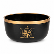 TRUE NORTH - Black Singing Bowl Set - 15x7.5cm