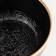 TRUE NORTH - Black Singing Bowl Set - 15x7.5cm