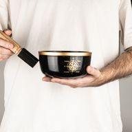 TRUE NORTH - Black Singing Bowl Set - 15x7.5cm