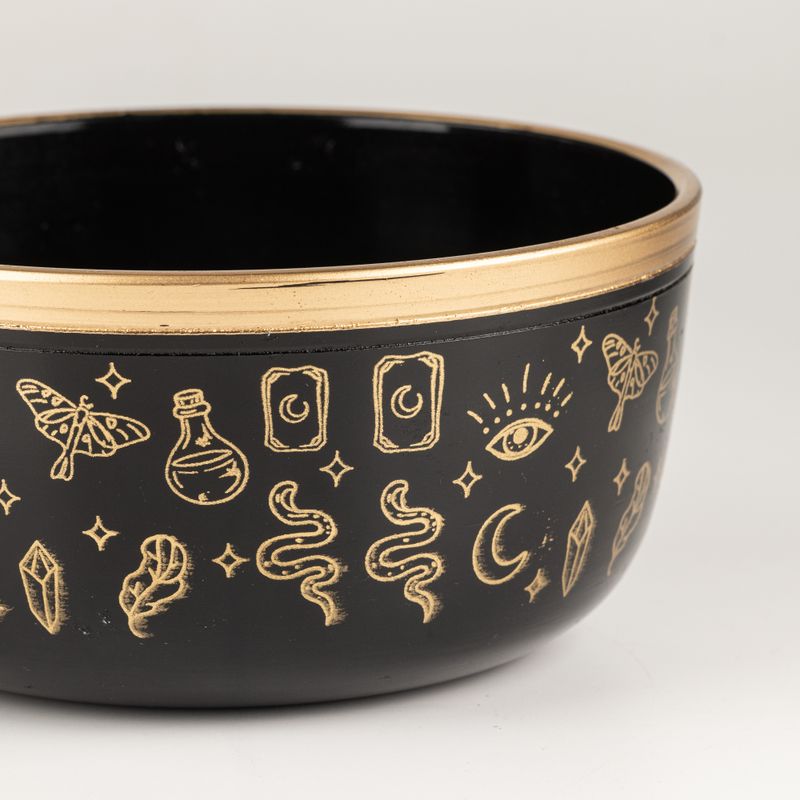 ALIGN - Black Singing Bowl Set - 15x7.5cm