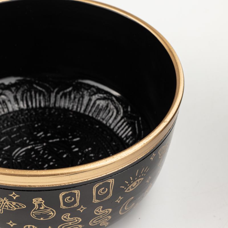 ALIGN - Black Singing Bowl Set - 15x7.5cm