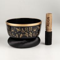 ALIGN - Black Singing Bowl Set - 15x7.5cm