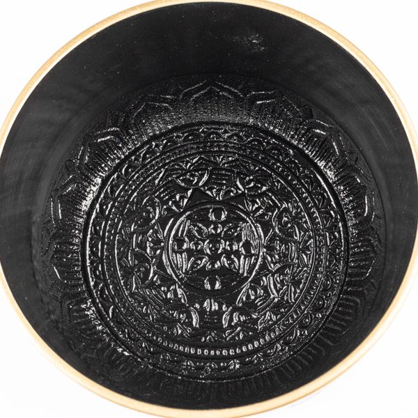 FOCUS - Black Singing Bowl Set - 15x7.5cm