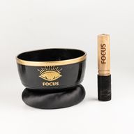 FOCUS - Black Singing Bowl Set - 15x7.5cm