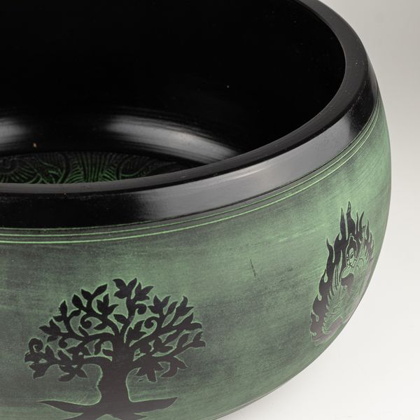 Huge Singing Bowl - Sage - 32x15cm
