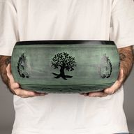 Huge Singing Bowl - Sage - 32x15cm - Design 3