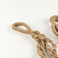Simple Macrame Pot Holder - Camal