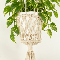 Macrame Pot Holder  - Natural