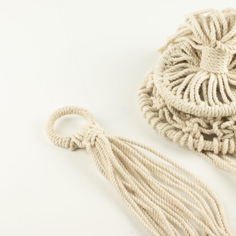 Macrame Pot Holder  - Natural