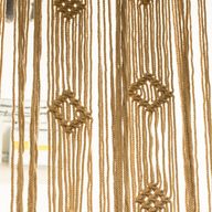 Macrame Curtain   - Camal