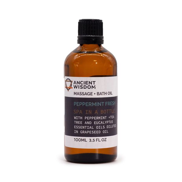 Peppermint Fresh Massage Oil - 100ml