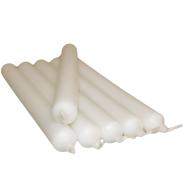 Bulk Dinner Candles - White