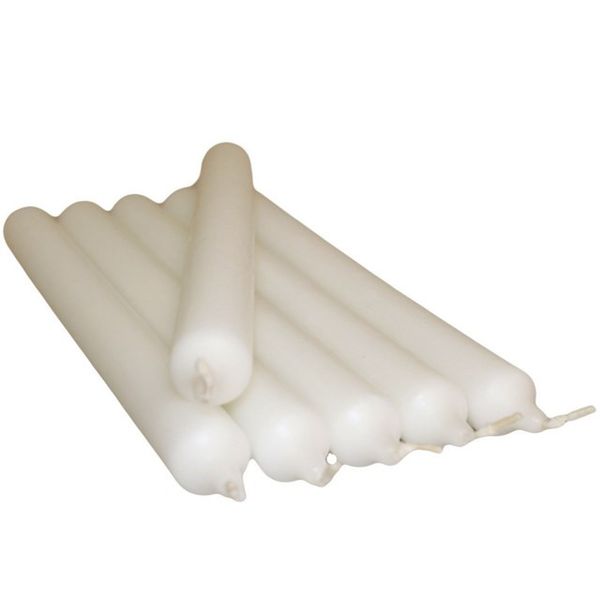 Bulk Dinner Candles - White