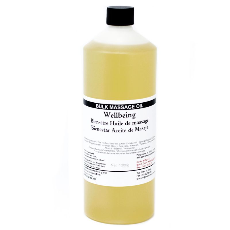 Wellbeing 1Kg Massage Oil