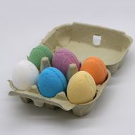 Bath Eggs in a Tray - Banana