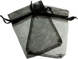 Med Organza Bags - Black
