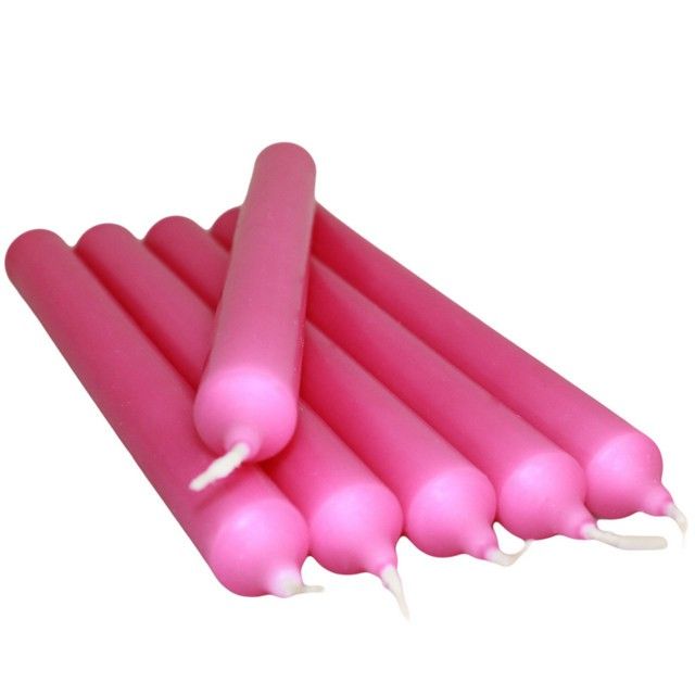 Bulk Dinner Candles - Fushcia