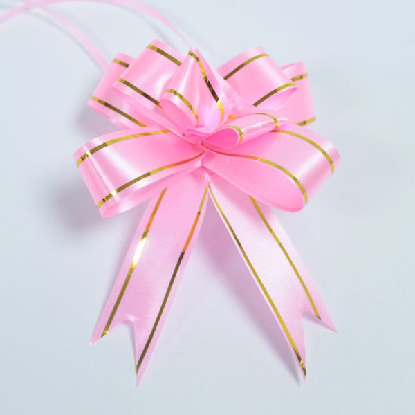 Mini Pull Bows - Pink (packs of 10)