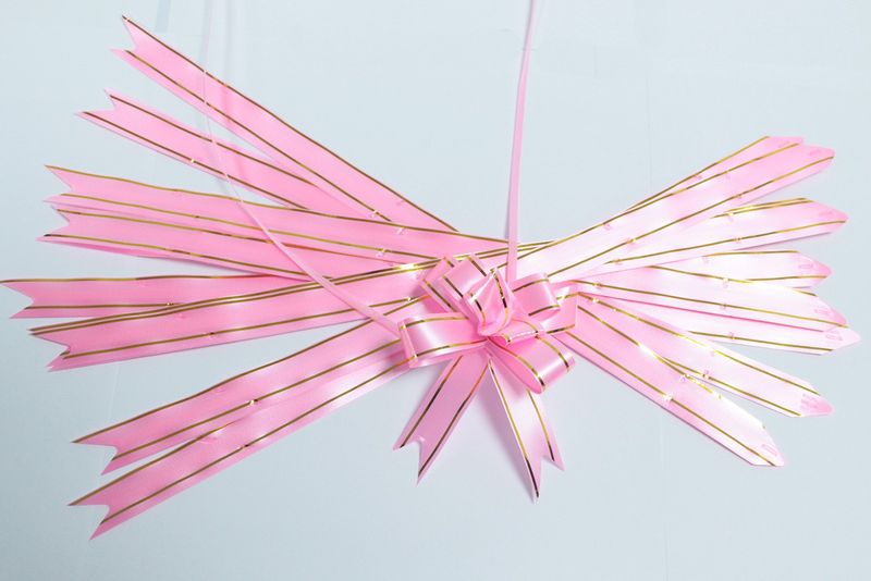 Mini Pull Bows - Pink (packs of 10)