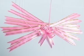 Mini Pull Bows - Pink (packs of 10)