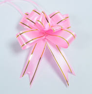 Mini Pull Bows - Pink (packs of 10)