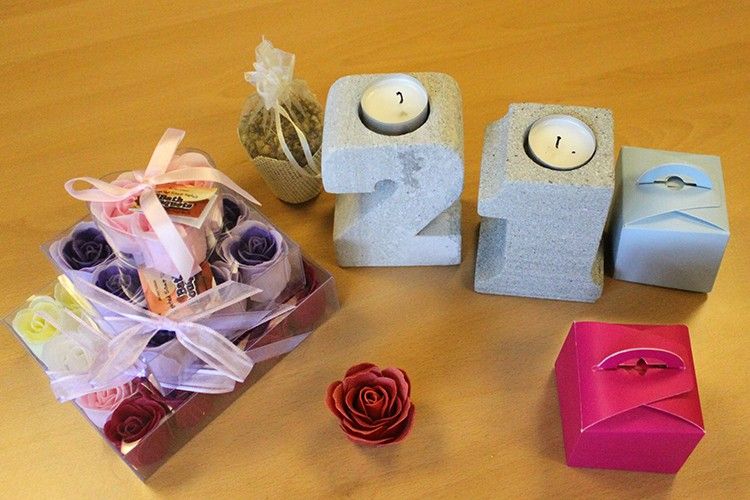 No.2 Granite Candle Holder