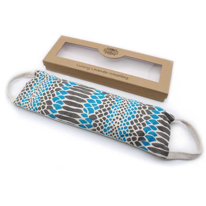 Luxury Lavender Wheat Bag in Gift Box - Blue Sky RELAX