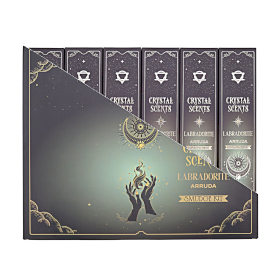 12x Labradorite Crystal Scents Smudge Incense - Arruda