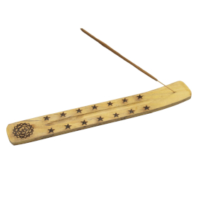 12x Natural Mango Wood  Ashcatcher - Assorted Esoteric Designs