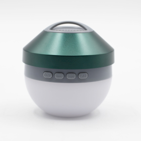 Campiing Hanging Light and Mini Speaker - Green