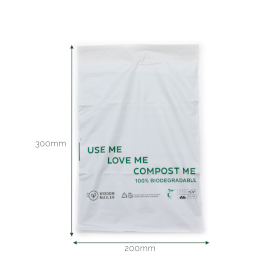 100x 100% Biodegradable Mailer (200x300mm)