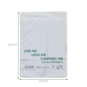 100x 100% Biodegradable Mailer (250x350mm)