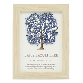 Gemstone Picture - Tree of Life - Lapiz (20x14.7x1cm)