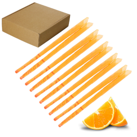 100x CARTON Scented Ear Candles - Sweet Orange