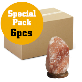 6x Salt Lamp 3-5kg BULK