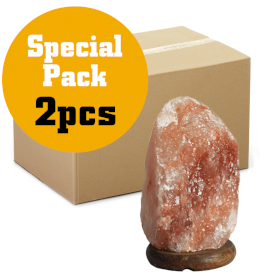 2x Salt Lamp 8-10kg