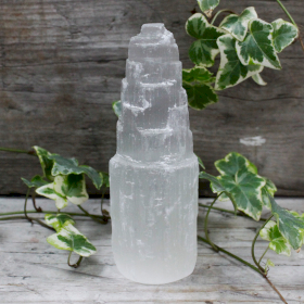 Natural Selenite Tower - 15 cm