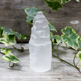 Natural Selenite Tower - 10 cm