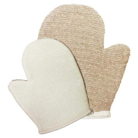 4x Snug Jute Mix Mitt - Brown