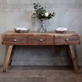 Console Table - Recycled Wood - 150x45x80cm