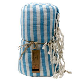 Cotton Pareo Towel - 100x180 cm - Sky Blue