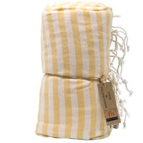 Cotton Pareo Towel - 100x180 cm - Sunny Yellow