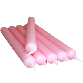 100x Bulk Dinner Candles - Pink