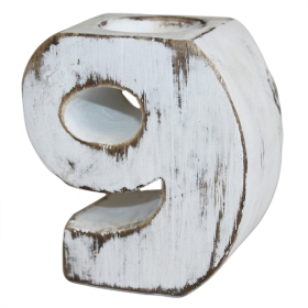 Wooden Birthday Numbers - No.9