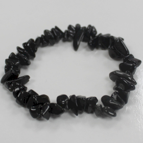 12x Chipstone Bracelet - Black Agate