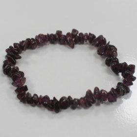 12x Chipstone Bracelet - Blood Garnet