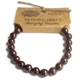 4x Power Bracelet - Blood Garnet